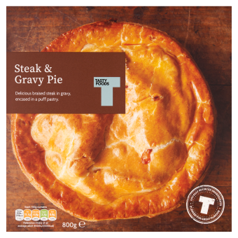 Steak & Gravy 800g pie